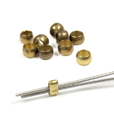 Brass Crimp Bead 04MM