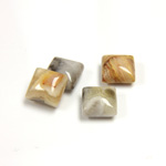 Gemstone Cabochon - Square 08x8MM MEXICAN CRAZY LACE
