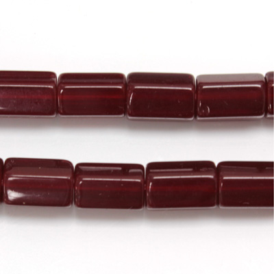 Czech Glass Fire Polished Bead - Atlas 12x8MM GARNET