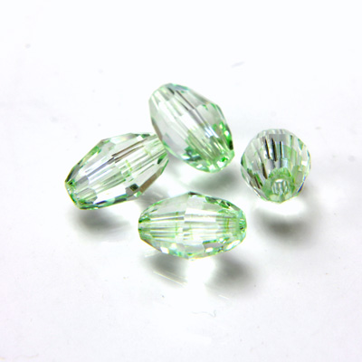 Preciosa Crystal Bead - Olive 06x4MM LT GREEN