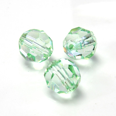 Preciosa Crystal Bead Regular Cut - Round 06MM LT GREEN