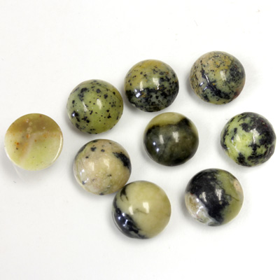 Gemstone Cabochon - Round 09MM YELLOW TURQUOISE