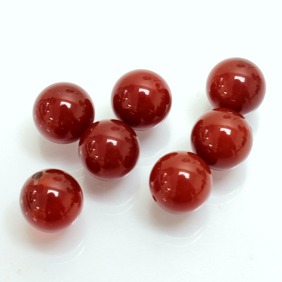 Gemstone 1-Hole Ball 10MM CORNELIAN