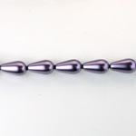 Czech Glass Pearl Bead - Pear 09x6MM WISTERIA 24921