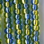 Preciosa Czech Glass Seed Bead - Round 10/0 BLUE-GREEN 87733