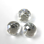 Preciosa Crystal Flat Back 3/4 Ball - Rich Cut 08MM CRYSTAL