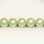 Czech Glass Pearl Bead - Round 03MM MATTE LT OLIVE 75453