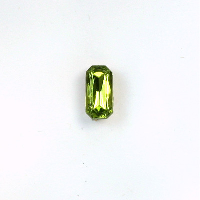 Glass Point Back Tin Table Cut (TTC) Stone - Cushion Octagon 08x4MM OLIVINE