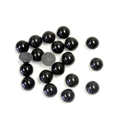 Gemstone Cabochon - Round 05MM BLACK ONYX