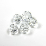 Preciosa Crystal Flat Back 3/4 Ball - Regular Cut 662 04MM Unfoiled CRYSTAL