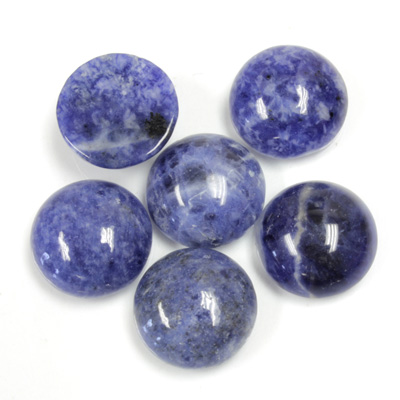 Gemstone Cabochon - Round 13MM SODALITE