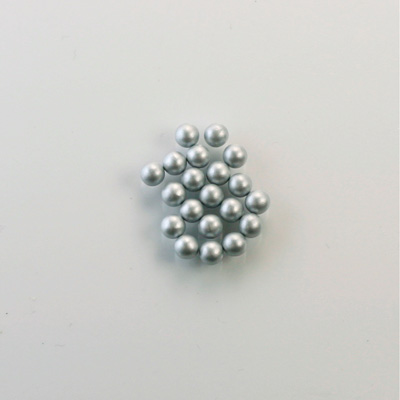 Czech Glass Pearl No-Hole Ball - 1.5MM LT GREY 70483