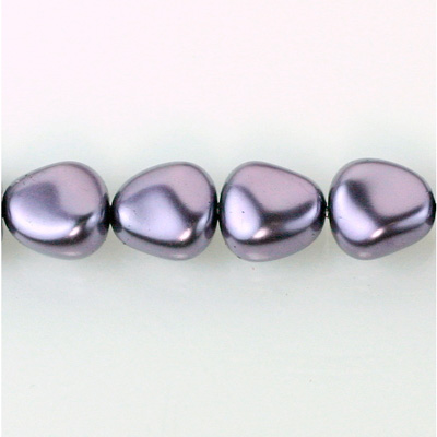 Czech Glass Pearl Bead - Potato 16x14MM WISTERIA 24921