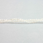 Gemstone Bead - Faceted Round 03MM CRYSTAL QUARTZ