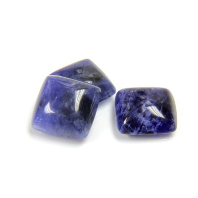 Gemstone Cabochon - Square 12x12MM SODALITE