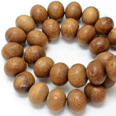 Wood Bead - Smooth Baroque Nugget 20x15MM ROBLES