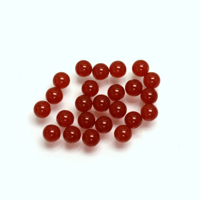 Glass No-Hole Ball - 04MM CORNELIAN