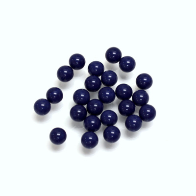 Glass No-Hole Ball - 04MM LAPIS BLUE