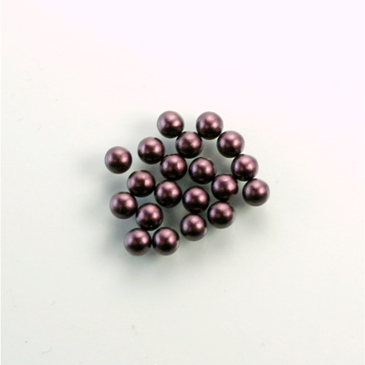 Czech Glass Pearl No-Hole Ball - 3MM AMETHYST 70979