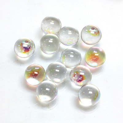 Glass No-Hole Ball - 08MM CRYSTAL AB