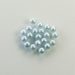 Czech Glass Pearl No-Hole Ball - 3.5MM LT BLUE 70462