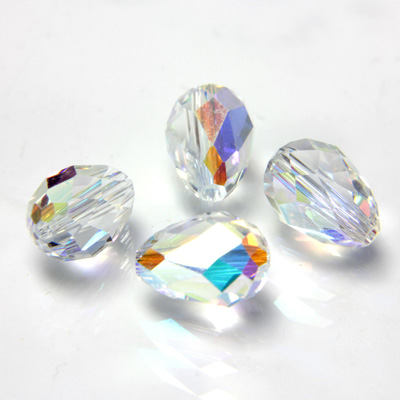 Preciosa Crystal Bead - Pear 09x6MM CRYSTAL AB