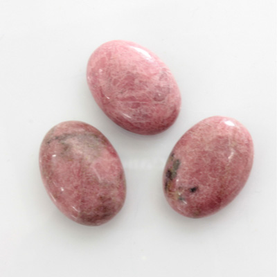 Gemstone Cabochon - Oval 18x13MM RHODONITE