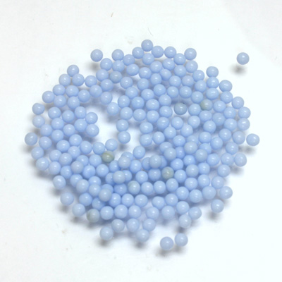 Glass No-Hole Ball - 02MM LT BLUE TURQUOISE