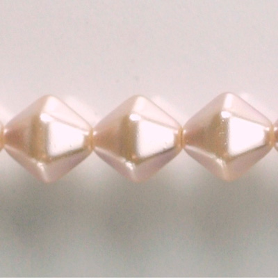 Czech Glass Pearl Bead - Hex/Lantern 12MM LAVENDER 70427