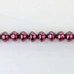 Czech Glass Pearl Bead - Snail Shell 06MM PLUM 70099