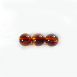 Plastic  Bead - Mixed Color Smooth Round 08MM TORTOISE