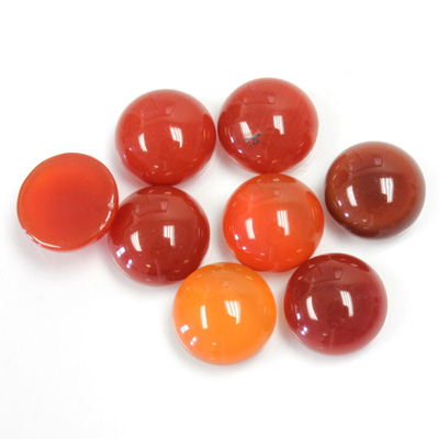 Gemstone Cabochon - Round 10MM CORNELIAN