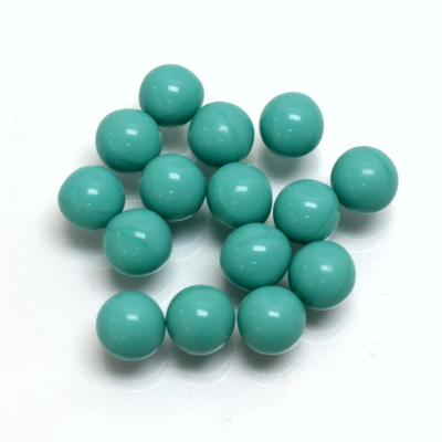 Glass No-Hole Ball - 07MM TURQUOISE