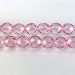 Czech Glass Fire Polish Bead - Round 08MM COATED ROSE 21264