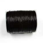 Leather Cord Round 0.5MM Regular Dyed BLACK