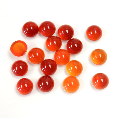 Gemstone Cabochon - Round 06MM CORNELIAN