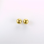 Czech Glass Pearl 1-Hole Ball - 03MM GOLD 70486