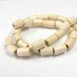 Wood Bead - Smooth Cylinder 10x7MM NATURAL LACQUERED