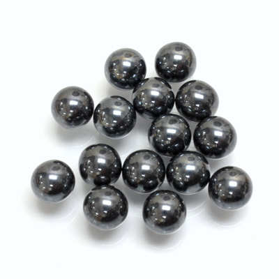 Glass No-Hole Ball - 07MM HEMATITE