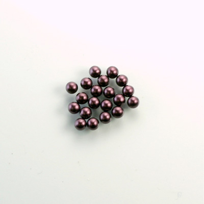 Czech Glass Pearl No-Hole Ball - 1.5MM AMETHYST