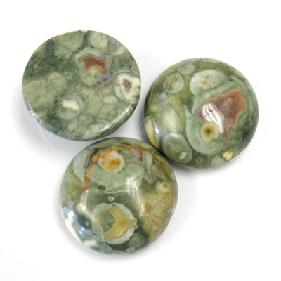 Gemstone Cabochon - Round 18MM RYOLITE