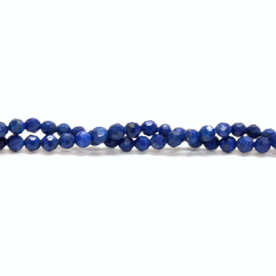 Gemstone Bead - Faceted Round 04MM LAPIS LAZULI