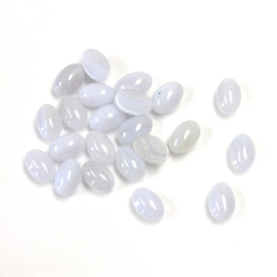 Gemstone Cabochon - Oval 06x4MM MM BLUE LACE AGATE