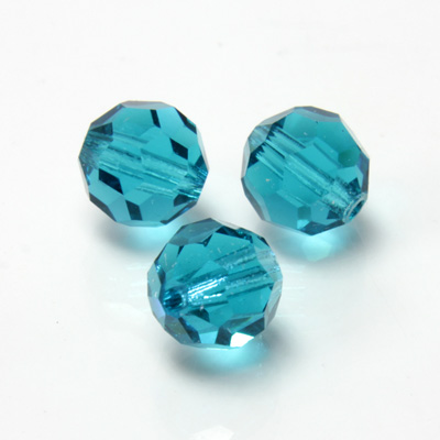 Preciosa Crystal Bead Regular Cut - Round 10MM BLUE ZIRCON