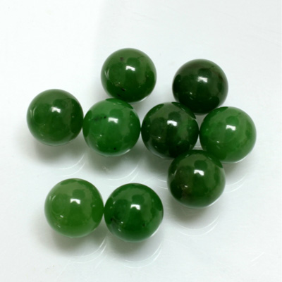 Gemstone No-Hole Ball - 10MM TAIWAN JADE