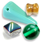 Czech Pressed Glass Beads