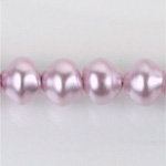 Czech Glass Pearl Bead - Snail Shell 10MM LAVENDER 70427