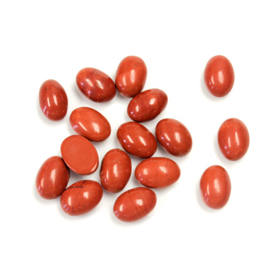 Gemstone Cabochon - Oval 07x5MM RED JASPER