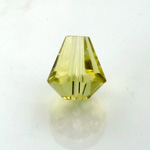 Chinese Cut Crystal Bead - Cone 06x5MM JONQUIL