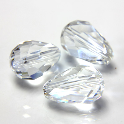 Preciosa Crystal Bead - Pear 12x8MM CRYSTAL